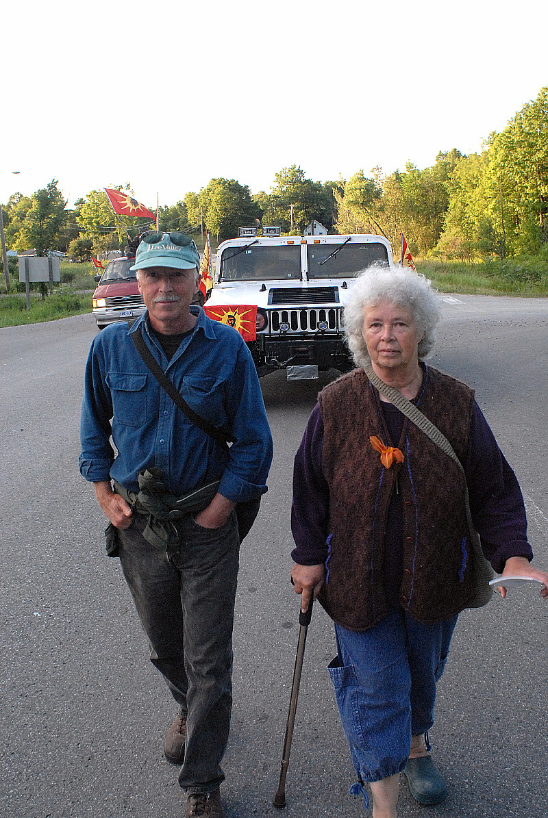 Hugh Proudfoot and Hedy Muysson at Sharbot Lake in 2007